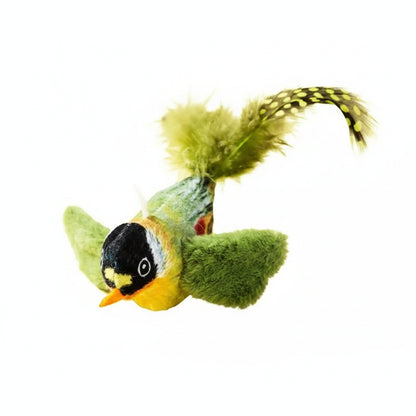 Kattenspeeltje met Vogelgeluid – Elastisch Touw