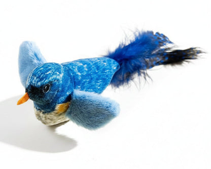 Kattenspeeltje met Vogelgeluid – Elastisch Touw