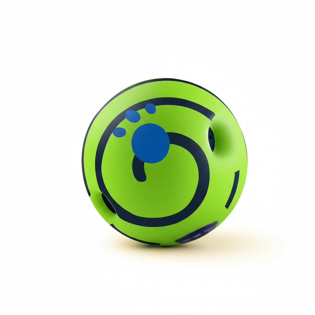 Schone hoofdfoto van de Wobble Wag Giggle Ball