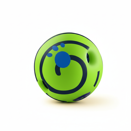 Schone hoofdfoto van de Wobble Wag Giggle Ball
